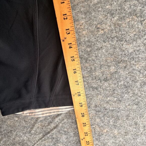 MPG Womens Shorts Large Black Biker Workout Yoga Athleisure Back Zippered Pocket - Picture 10 of 13